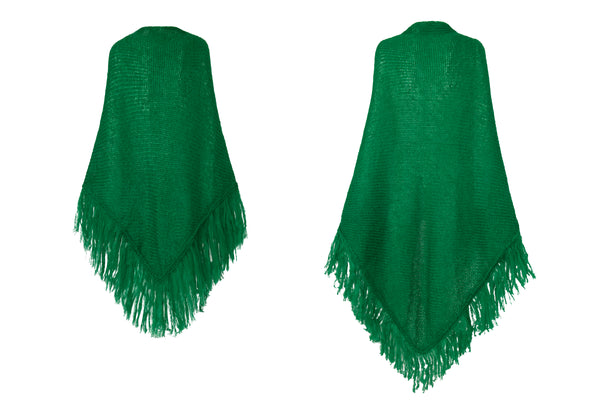 Ana mini shawl Parrot Green