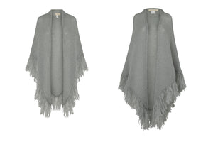 Ana mini shawl Grey