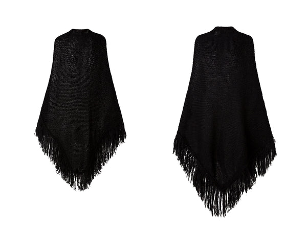 Ana mini shawl Black